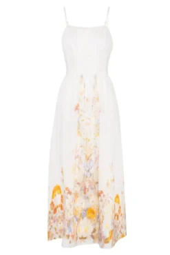 Bernadette Midi Dress Misty Garden