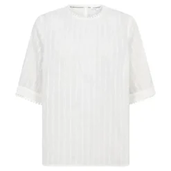 Bessi SS Blouse Offwhite