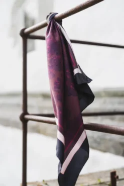 Betty Agnes Black/Burgundy