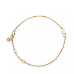 Big Number Bracelet Gold - 33