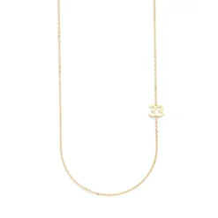 Big Number Necklace Gold - 50L - 33