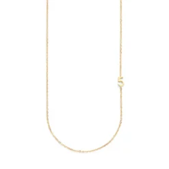 Big Number Necklace Gold - 40L - 5