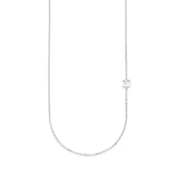 Big Number Necklace Silver - 50L - 22