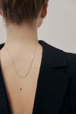 Big Number Necklace Silver - 50L - 6