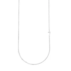 Big Number Necklace Silver - 40L - 7