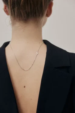 Big Number Necklace Silver - 40L - 5