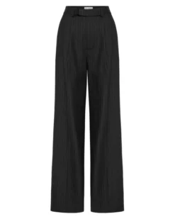 Billie Pinstripe Black