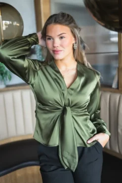 Blair Blouse Semi Rich Olive