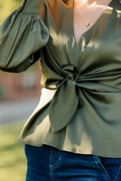 Blair Blouse Semi Rich Olive