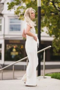 Boatneck Jumpsuit Natural