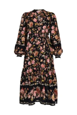 Bohemian Midi Dress Evening Field