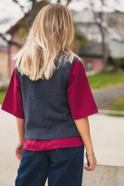 Bondie Hope Vest India Ink Melange