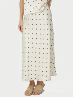 Bovary Dotted Skirt Creme