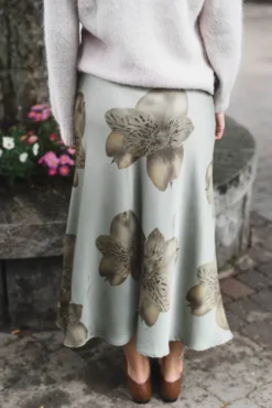 Bovary Misty Orchid Skirt Smoke Green