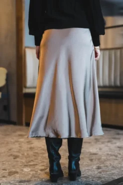Bovary Skirt Dark Taupe