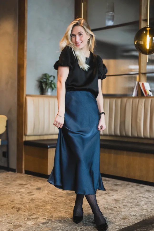 Bovary Skirt Midnight Blue