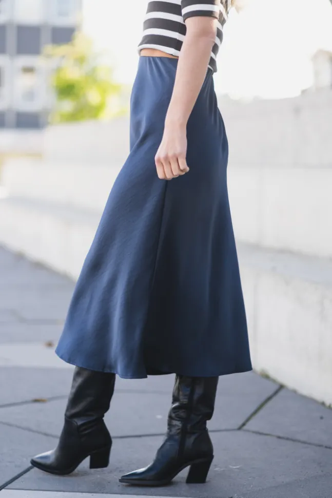 Bovary Skirt Midnight Blue