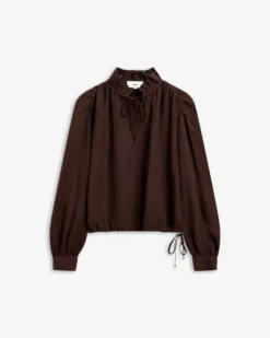 Brooke Blouse Cocoa Brown