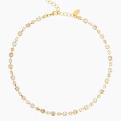 Calanthe Necklace Gold Golden Combo