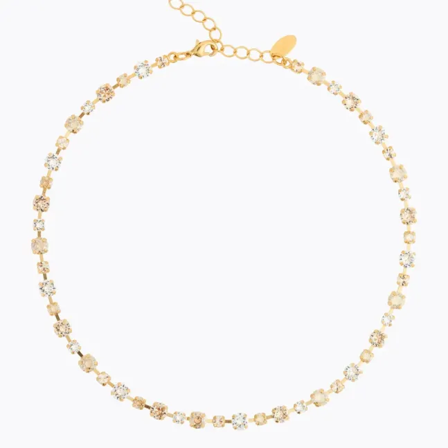 Calanthe Necklace Gold Golden Combo