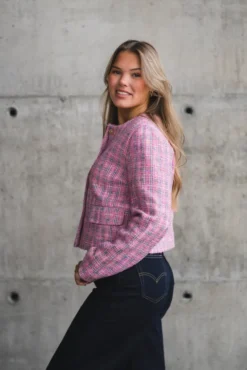 Cammie Boucle Jacket Candyfloss
