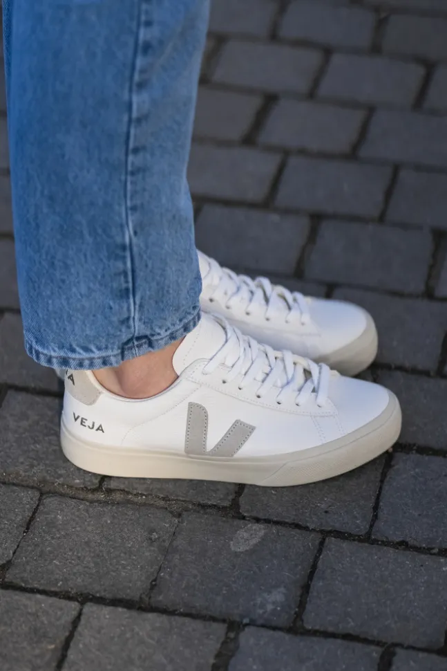Campo White Natural Suede