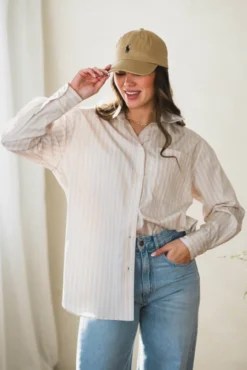 Carlotta Shirt Orange/Grey