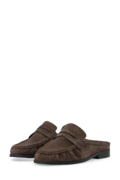 Carma Mule Faux Suede Brown