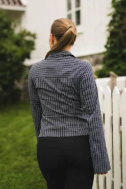 Cathy Zip Shirt Black