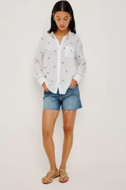 Charli Shirt Bluebell Carnations