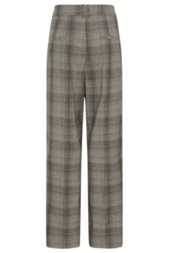 Checkie Barrel Pant Brown Fall Check