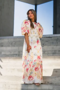 Chiffon Maxi Dress Roaslie