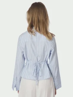 Clarida Double Stripe Shirt Light Blue
