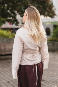 Clarida Rose Stripe Shirt Light Yellow