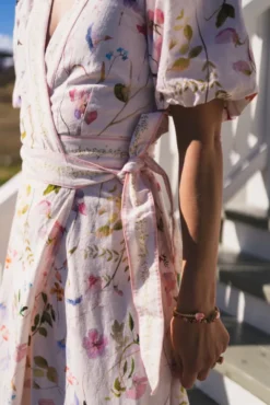 Clarine Flower Dress Offwhite