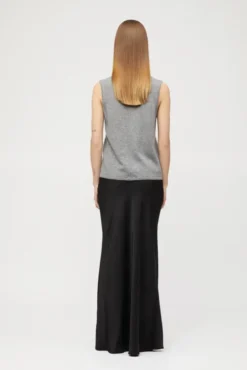 Classic Cashmere Tank Gray Melange