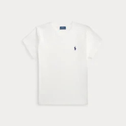 Classic Fit Cotton Jersey Crewneck Tee White