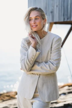 Cleo Blazer Sand Melange