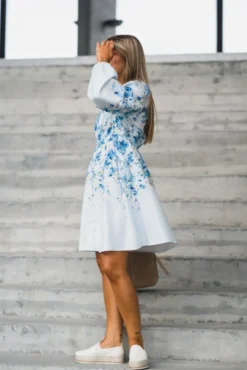 Cleo LS Dress Skyway Cleo Print