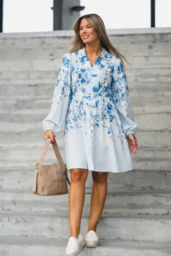 Cleo LS Dress Skyway Cleo Print