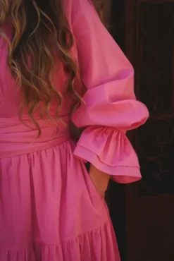 Coco Cotton Dress Pink
