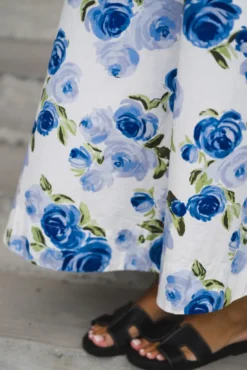 Colea HW Ankle Skirt Star White Emula