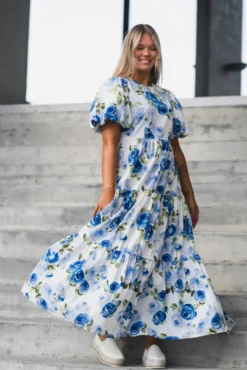 Colea SS Ankle Dress Star White Emula