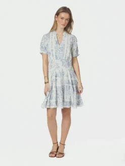 Constance Porcelain Dress Light Blue