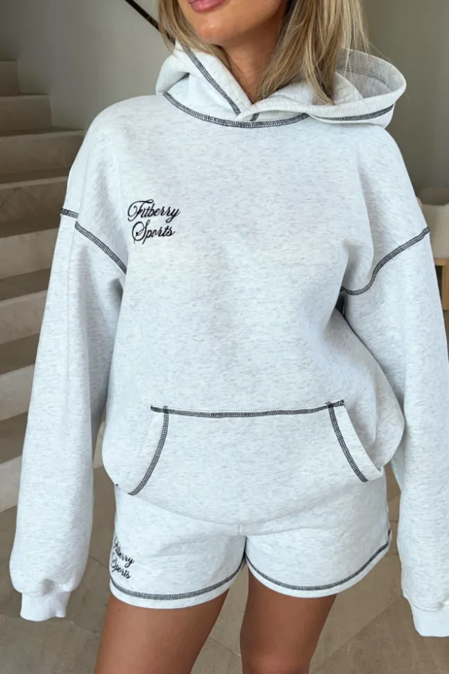 Contour Oversized Hoodie Grey