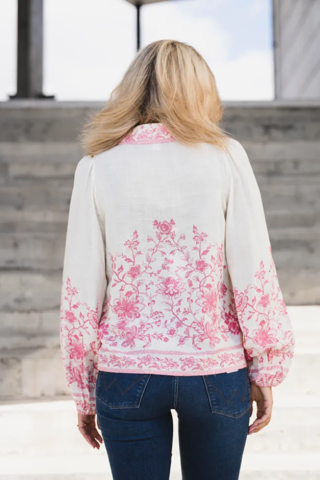 Coralina LS Shirt Pristine Coralina Print