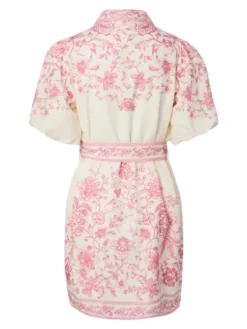Coralina 2/4 Shirt Dress Pristine Coralina Print