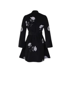 Cord Mini Dress Black