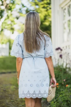 Cornelia 2/4 Tie Dress Skyway