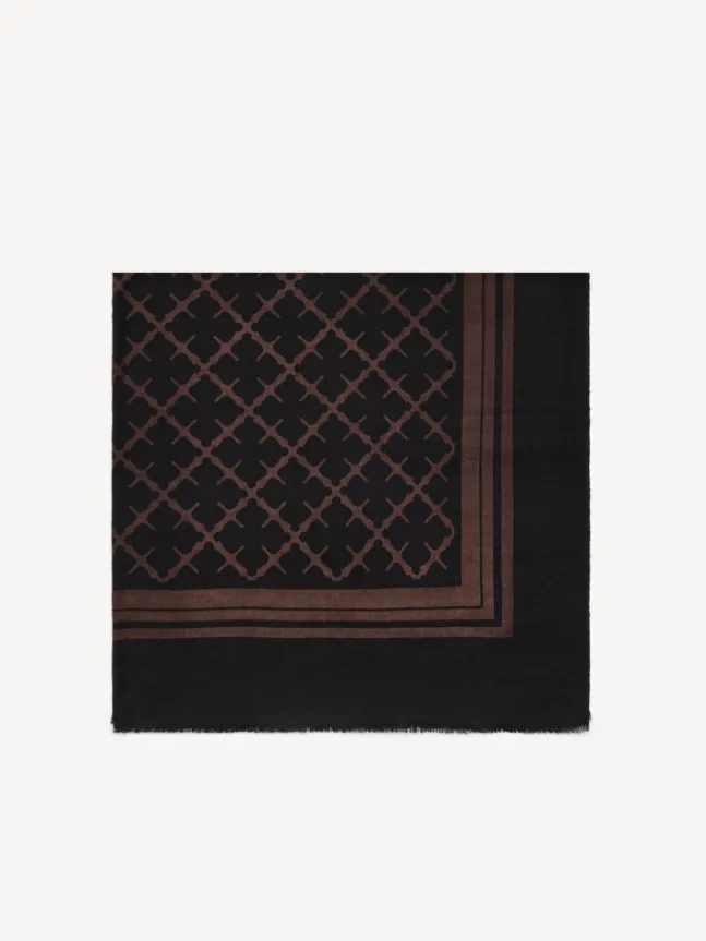 Cornelis Wool Scarf Dark Chokolate